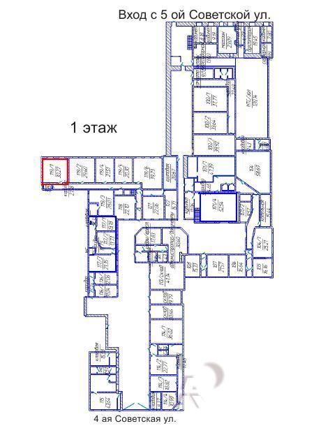 Аренда офиса Советская 5-я ул ,  д. 45