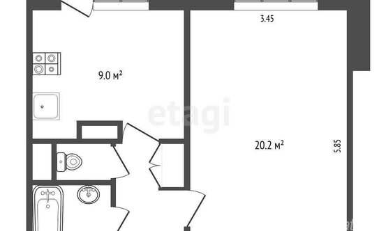 Продажа 1-комн квартиры на вторичном рынке Новочеркасский б-р,  д. 29