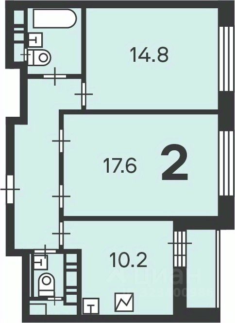 Продажа 2-комн квартиры на вторичном рынке 16-я Парковая улица, 12
