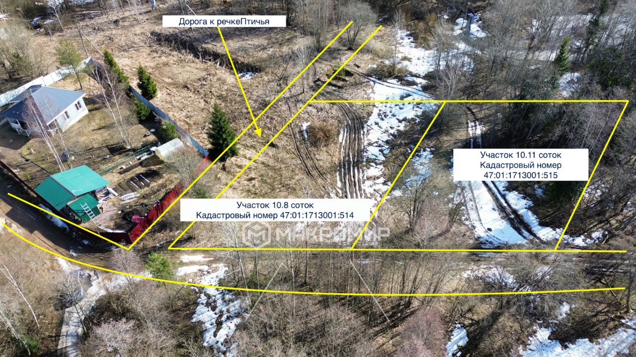 Продажа земли пос. Огоньки, улица Мельничная