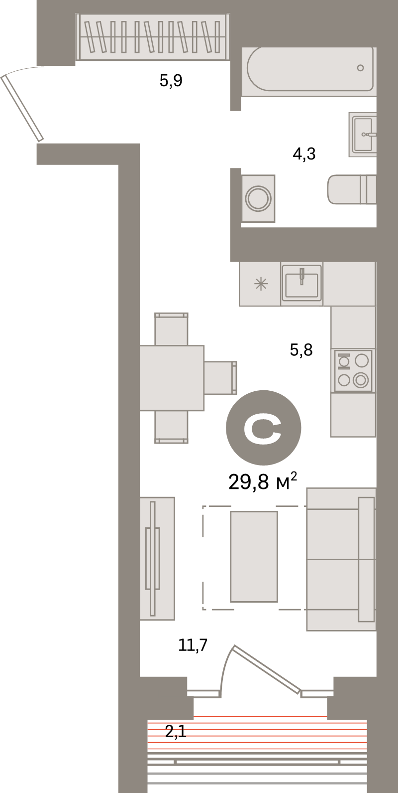 Продажа студии Москва г., Тагильская ул.,  к. 2