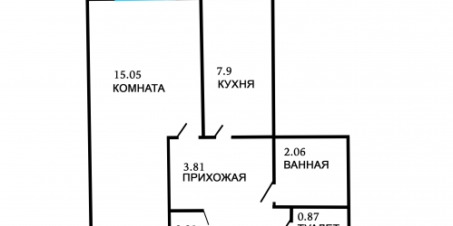 1-комн квартира Мечникова пр-кт,  д. 3