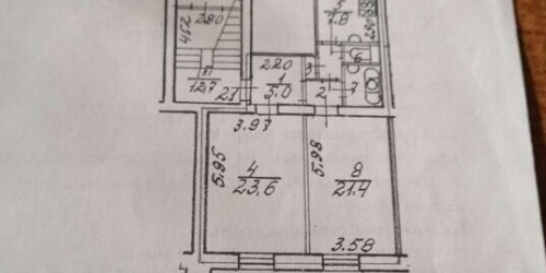 2-комн квартира улица Красного Курсанта,  д. 26