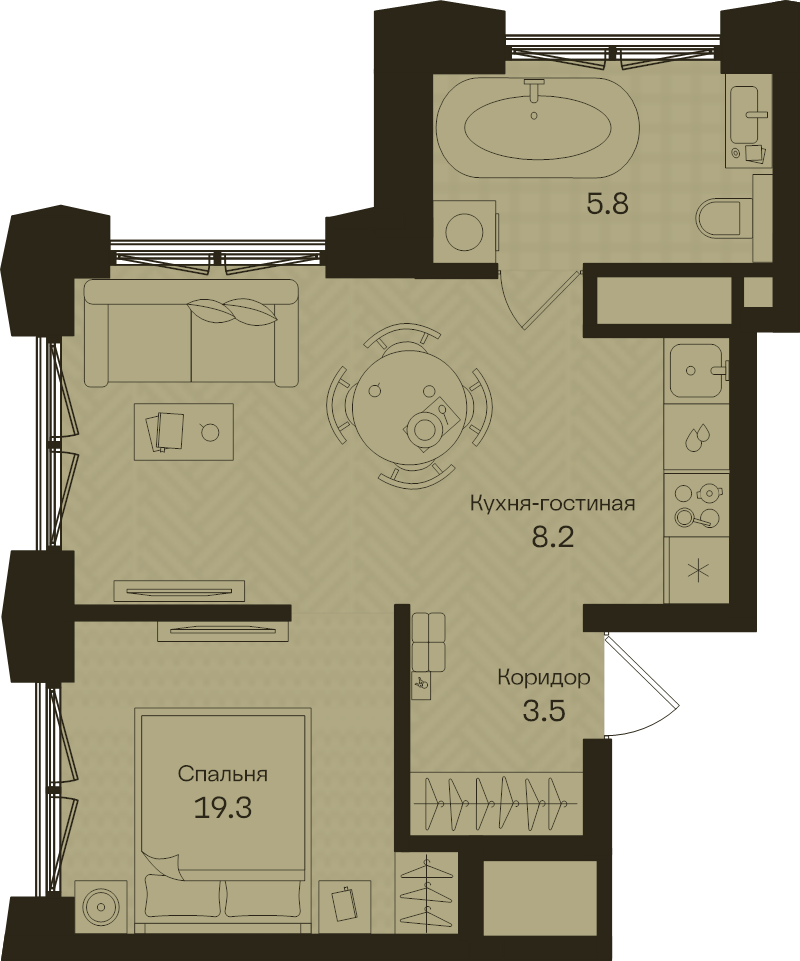 Продажа 1-комн квартиры в новостройке Москва г., Часовая ул.,  к. 1