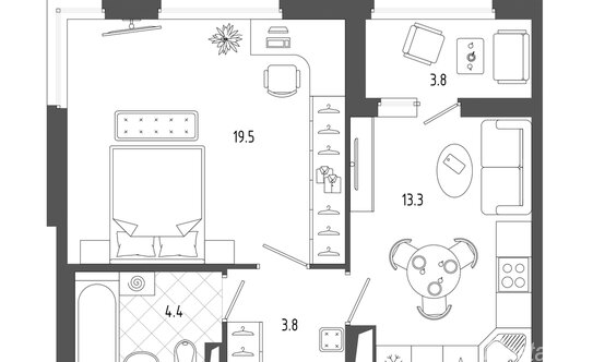 Продажа 1-комн квартиры на вторичном рынке Торжковская улица,  д. 5