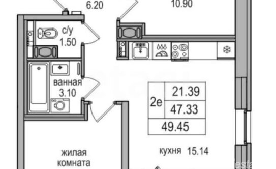 Продажа 3-комн квартиры на вторичном рынке Ультрамариновая улица,  д. 5 с1