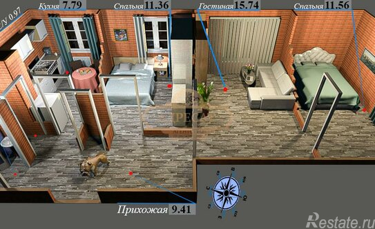 Продажа 3-комн квартиры на вторичном рынке улица Подвойского,  д. 33 к1