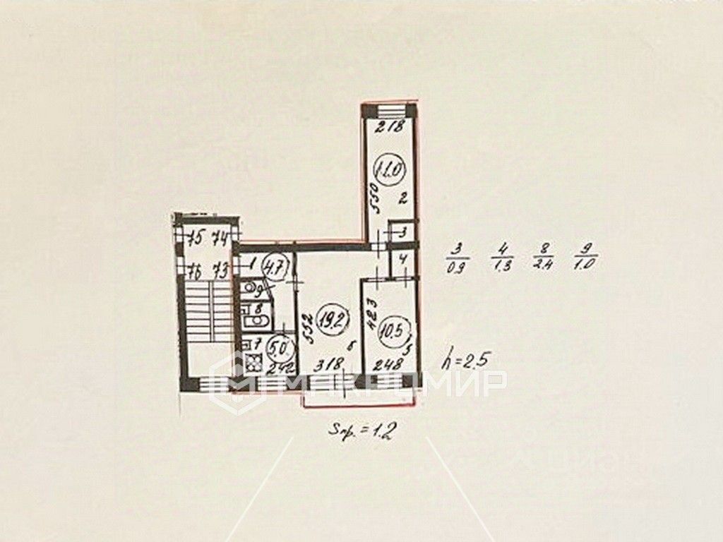 Продажа 3-комн квартиры на вторичном рынке Пушкин, Артиллерийская улица, 4