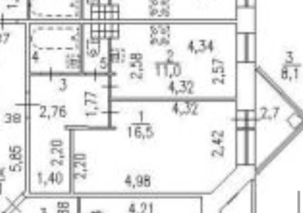 Продажа 1-комн квартиры на вторичном рынке улица Орджоникидзе, 58к1