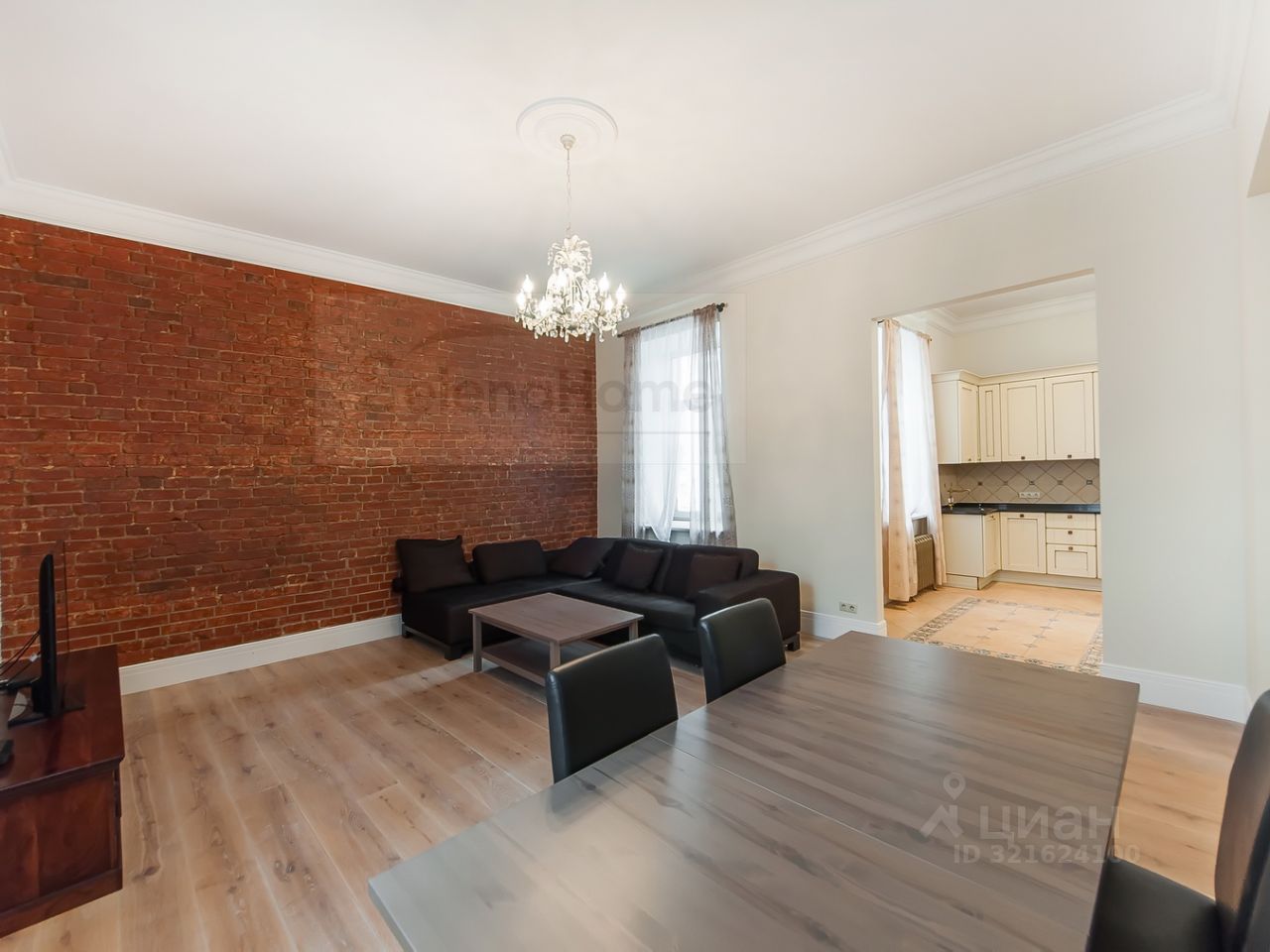 Аренда 3-комн квартиры на вторичном рынке Страстной бульвар, 4С4