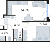 Продать Квартиры в новостройке Парголово п., Михайловская дор.   6