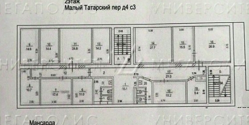 Помещение свободного назначения Татарский М. пер