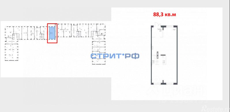 Продажа торгового помещения Аэростатная улица,  д. 15 к9