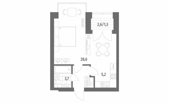 Продажа 1-комн квартиры на вторичном рынке улица Академика Константинова,  д. 1 к1 с1