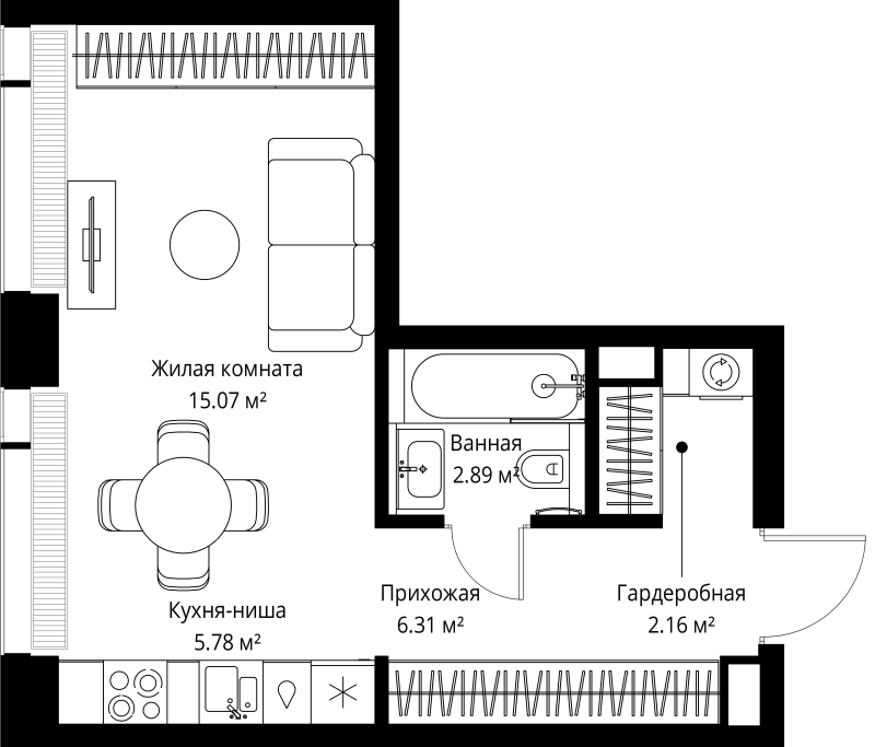 Продажа студии Москва г., Верейская ул.,  к. 5