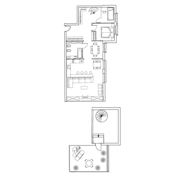 Планировка ЖК KleinHouse,  м2