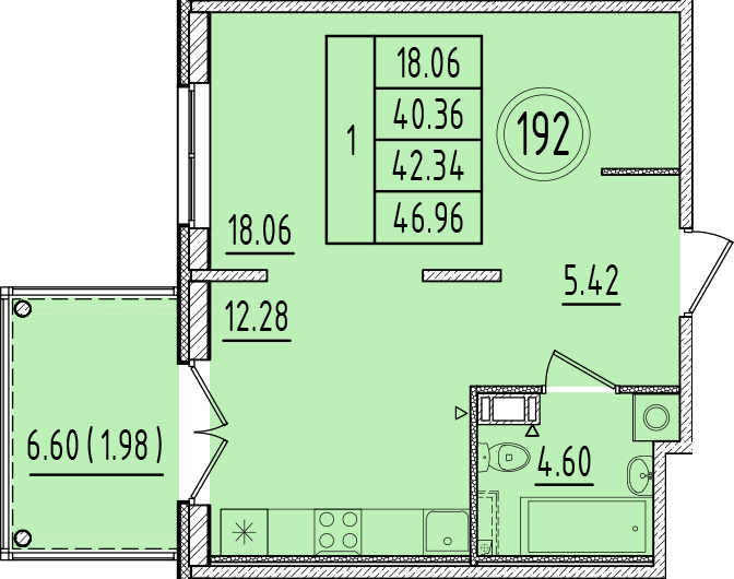 Продажа 1-комн квартиры в новостройке Шушары п., Кокколевская ул.,  к. 1
