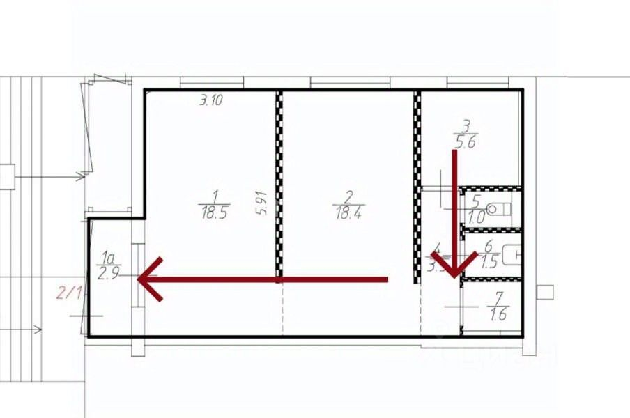 Продажа торгового помещения улица Красного Маяка,  д. 1 к1