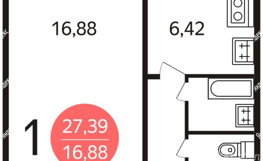 Аренда 1-комн квартиры на вторичном рынке улица Багрицкого,  д. 22