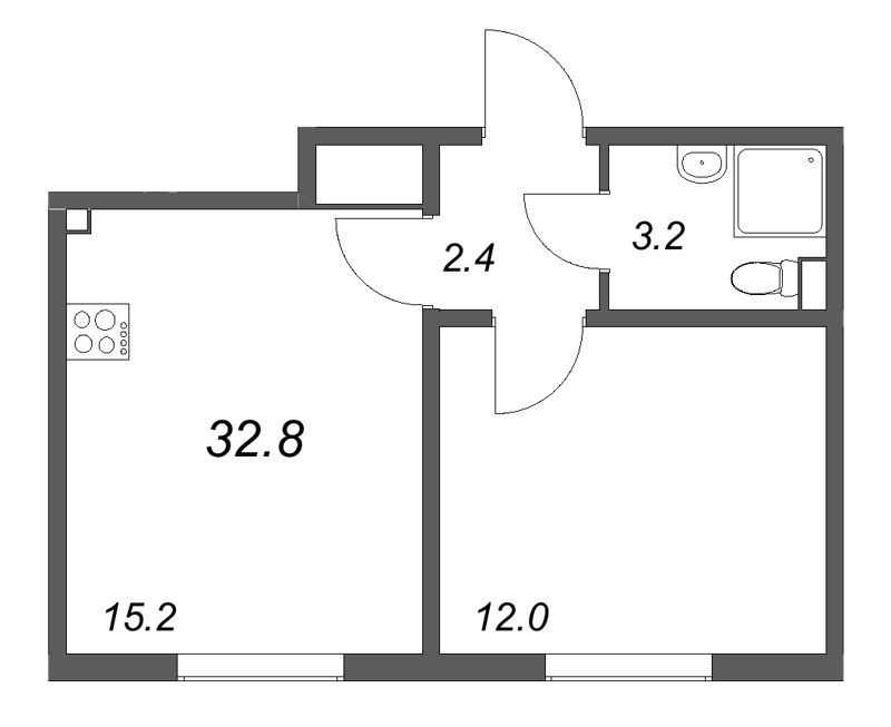 Продажа 1-комн квартиры в новостройке Ковалево п., Поперечная ул.,  к. 4
