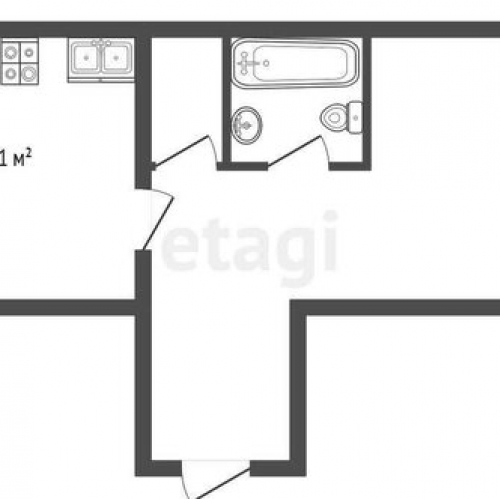 1-комн квартира Колпино г, Вознесенское ш,  д. 53