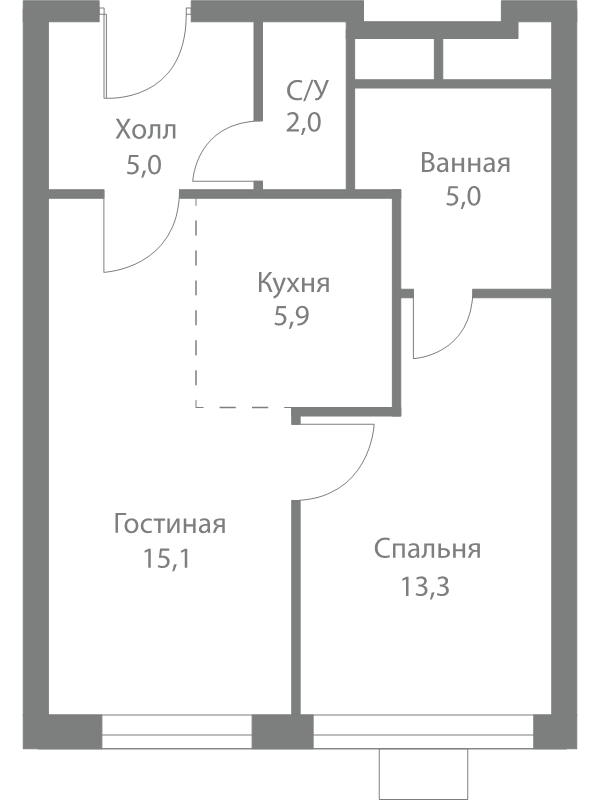 Продажа 1-комн квартиры в новостройке Москва г., Сколковское ш.,  к. 4