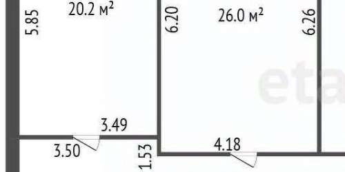 4-комн квартира Боровая улица, 18/1