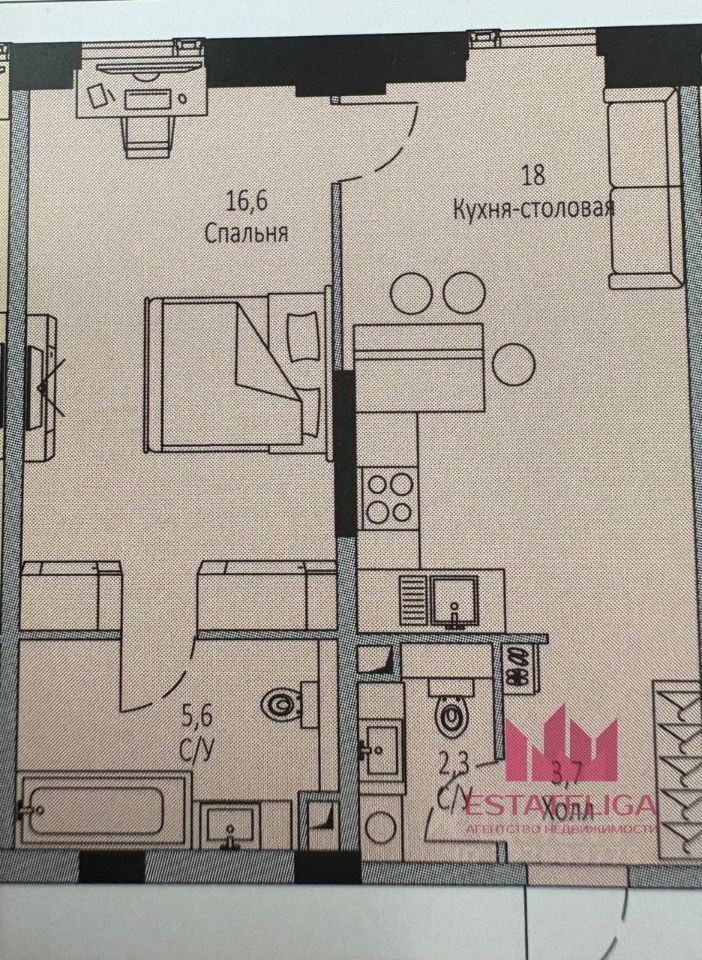 Продажа 1-комн квартиры на вторичном рынке Севастопольский проспект, 22А