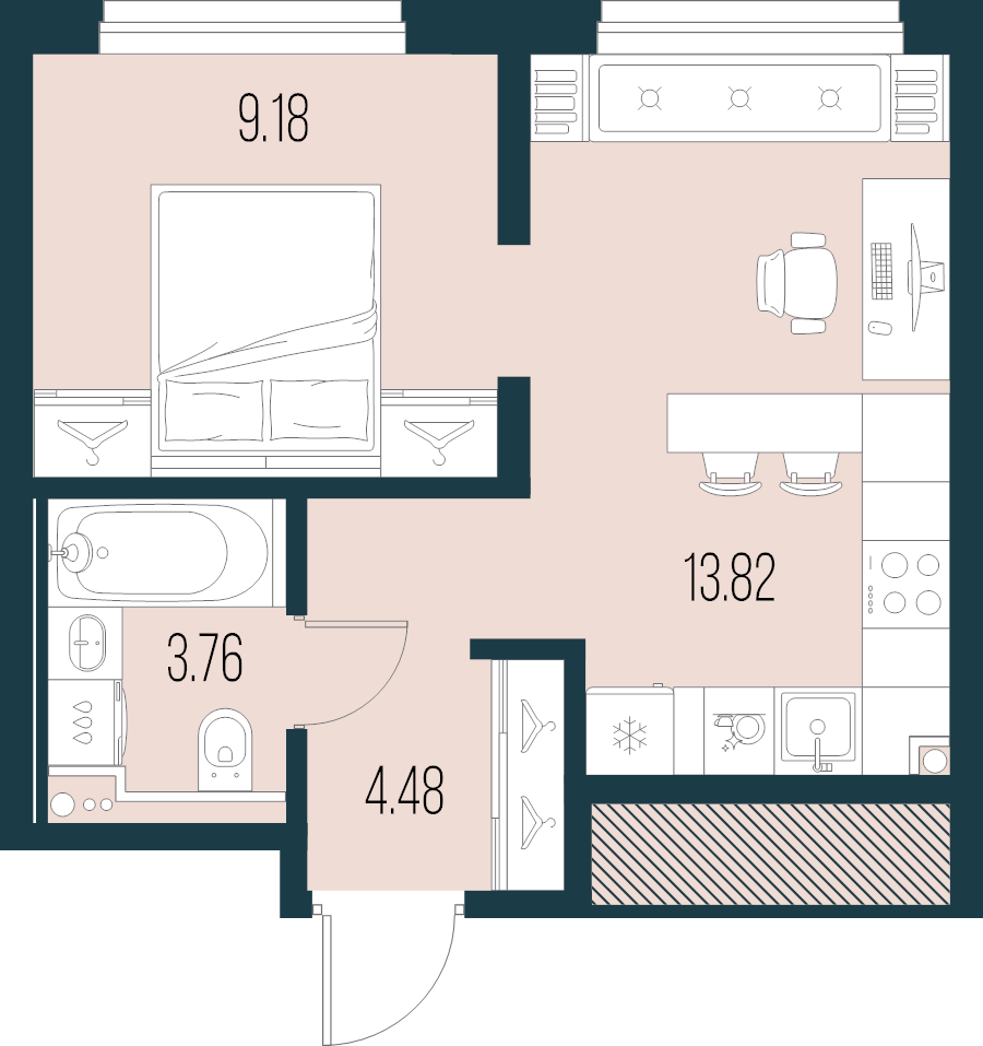 Продажа 1-комн квартиры в новостройке Санкт-Петербург г., Александра Грина б-р,  к. 4