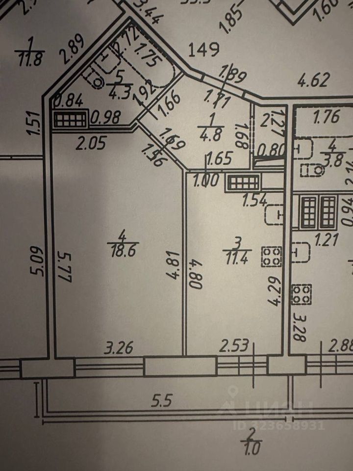 Продажа 1-комн квартиры на вторичном рынке улица Русановская, 18к1
