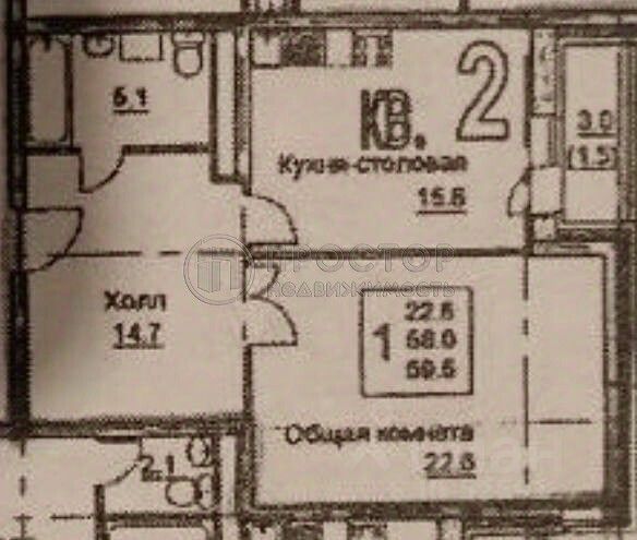 Продажа 2-комн квартиры на вторичном рынке Красногорск, Успенская улица, 11
