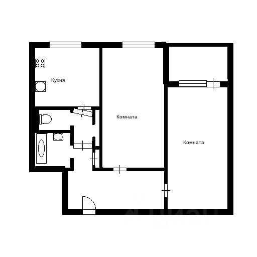 Продажа 2-комн квартиры на вторичном рынке улица Жени Егоровой, 3К2
