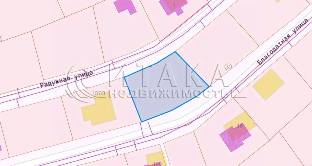 Продажа земли Пушкин, Волхонское тер., улица Радужная