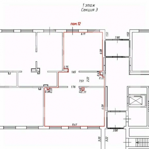 Торговое помещение Красногорск г, Ильинское-Усово п, Заповедная ул,  д. 14