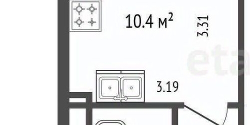1-комн квартира Загребский бульвар, 9