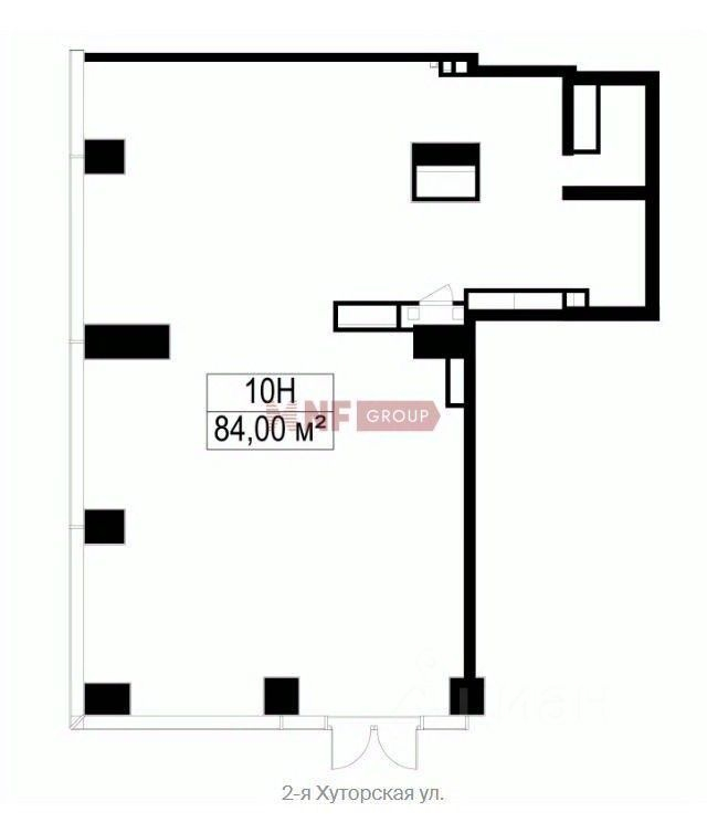 Продажа торгового помещения Хуторская 2-я ул,  д. 34