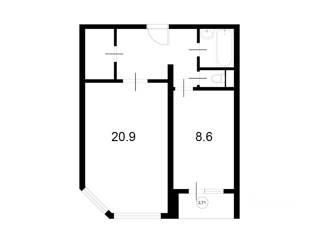Продажа 1-комн квартиры на вторичном рынке Вятский 4-й пер