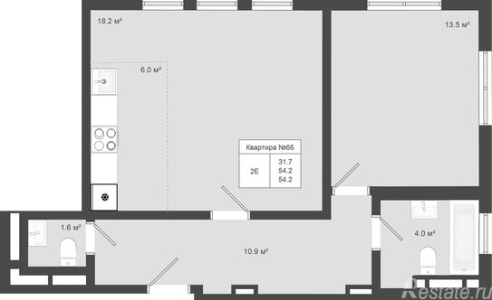 Продажа 2-комн квартиры на вторичном рынке ул Лесная,  д. 27А