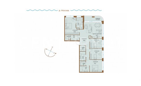 Продажа 4-комн квартиры на вторичном рынке ул Нижние Мнёвники,  д. 14
