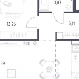 Продажа 1-комн квартиры на вторичном рынке Мисайлово д, Литературный б-р