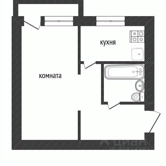 Продажа 1-комн квартиры на вторичном рынке Волхов, улица Кирова, 20