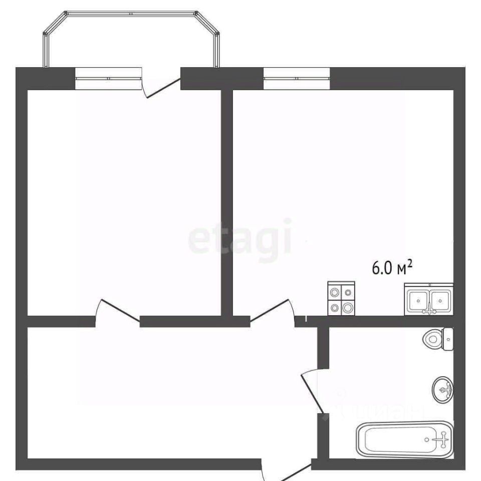 Продажа 1-комн квартиры на вторичном рынке Клин, Клинская улица, 26