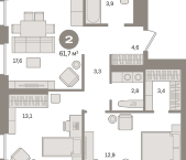 Продать Квартиры в новостройке Москва г., Загорьевская ул.   2
