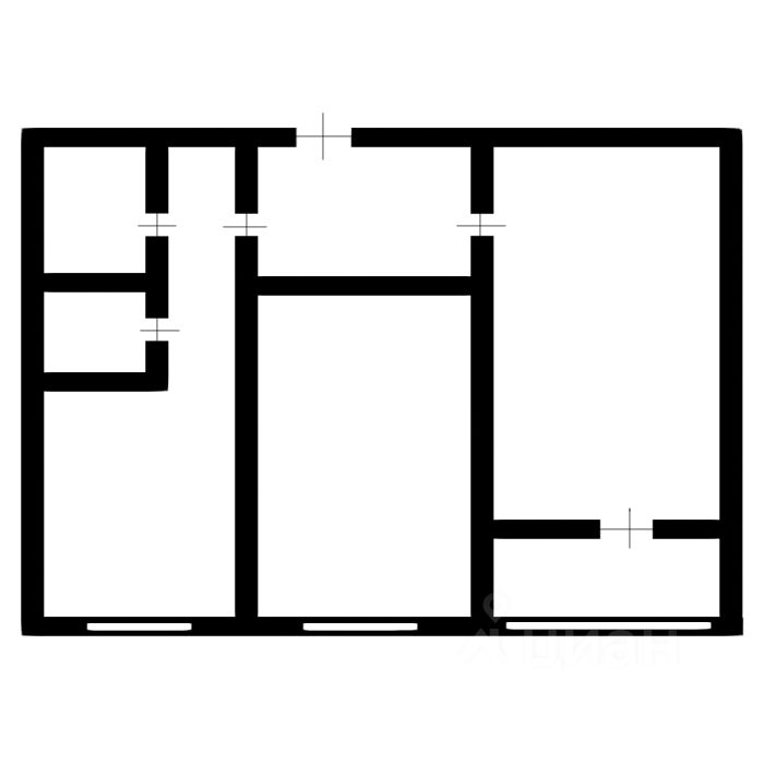 Продажа 2-комн квартиры на вторичном рынке улица Лескова, 17А