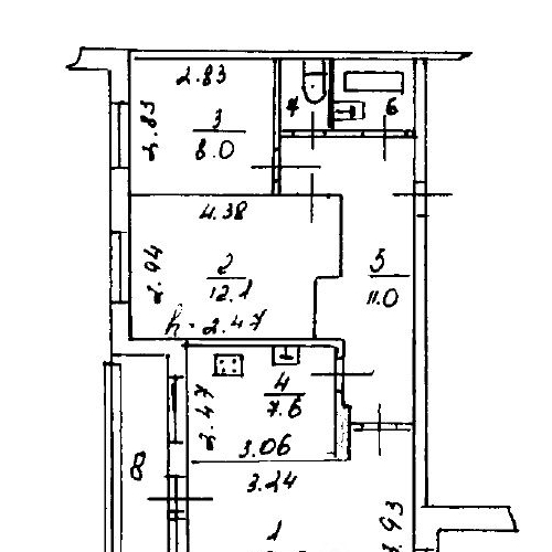 3-комн квартира Богородское пгт, улица Слободка, 32