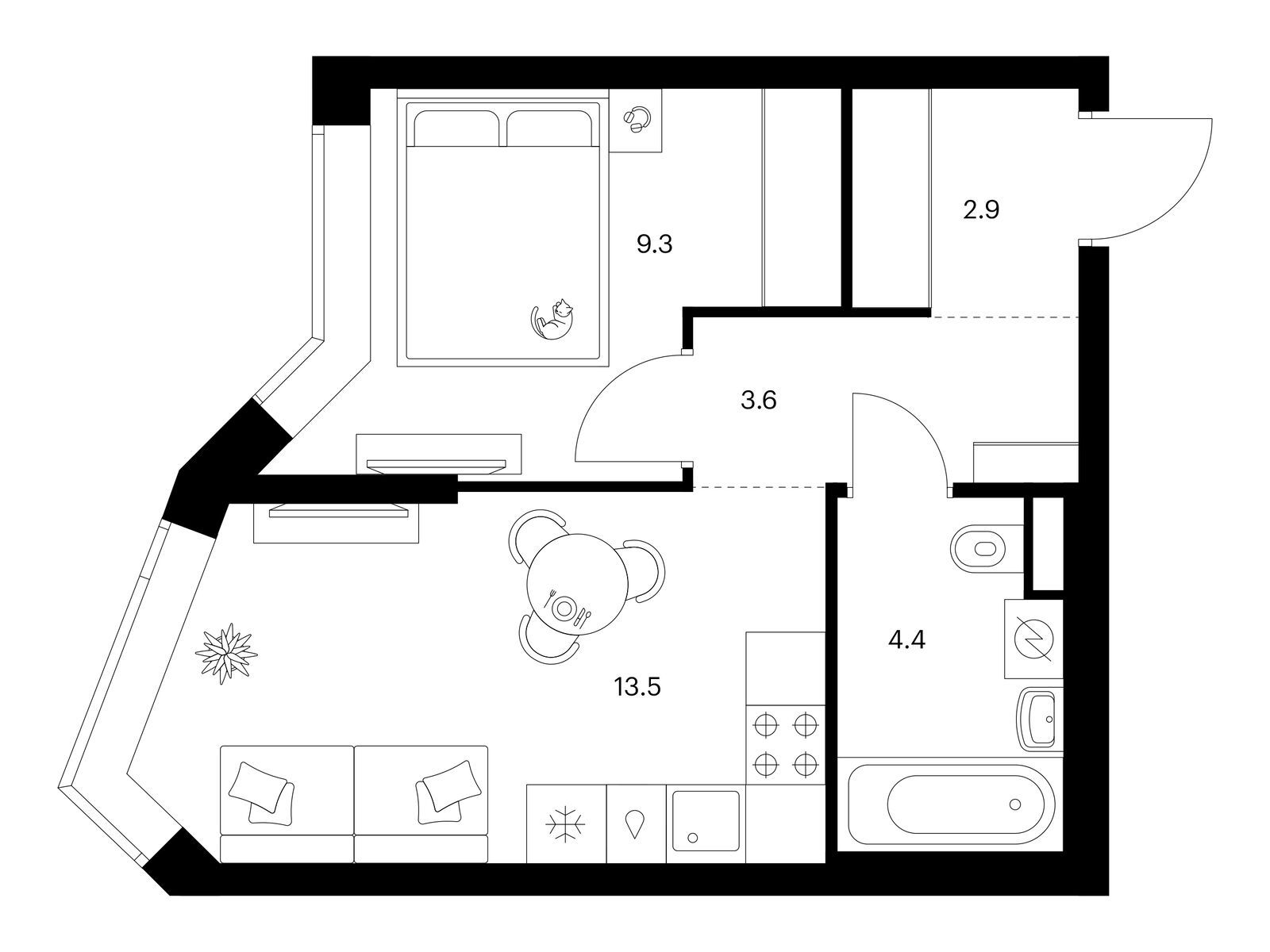 Продать Квартиры в новостройке Мичуринский Парк, корп. 4.3   