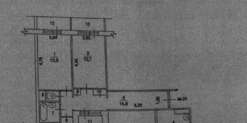 3-комн квартира Лобня, Калинина улица,  д. 21