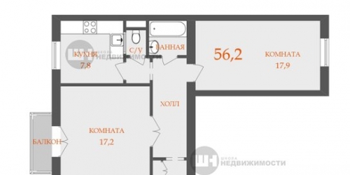 2-комн квартира Новолитовская улица,  д. 11