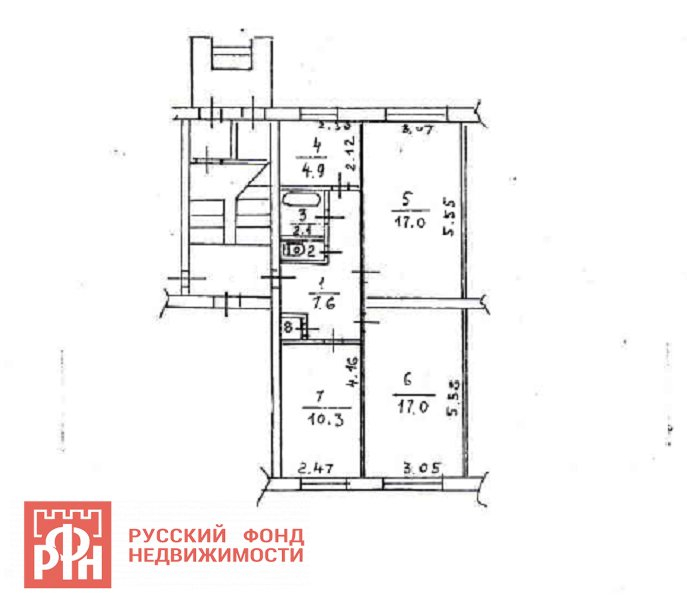 Продажа 3-комн квартиры на вторичном рынке Кировск г., Новая ул. ,  д. 19