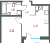 Продать Квартиры в новостройке Пушкин г., 1-я линия, территория Лесное   2.1